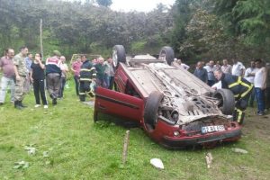 Ordu'da trafik kazası: 1 &ouml;l&uuml;, 1 yaralı