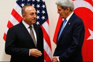 Dışişleri Bakanı Mevl&uuml;t &Ccedil;avuşoğlu ile John Kerry telefonda g&ouml;r&uuml;şt&uuml;