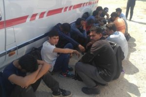 &Ccedil;anakkale'de 91 yabancı uyruklu yakalandı