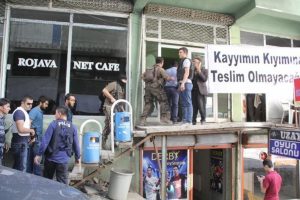 Hakkari'de a&ccedil;lık grevi eylemine m&uuml;dahale
