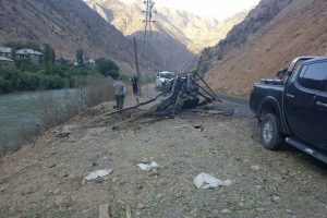 Karakola 500 metre kala kaza yaptı!