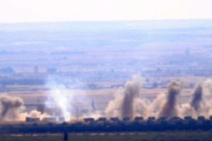 IŞİD hedefleri tank ve u&ccedil;aklarla vuruluyor