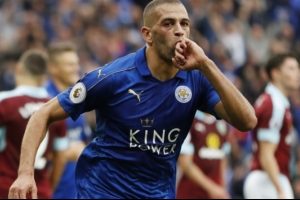 Slimani'den harika a&ccedil;ılış! Tarihe ge&ccedil;ti...