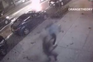 New York'taki patlama kamerada