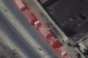 Rusya vurulan yardım konvoyunun g&ouml;r&uuml;nt&uuml;lerini yayınladı