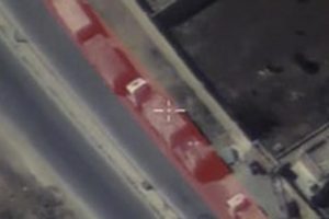 Vurulan yardım konvoyunun g&ouml;r&uuml;nt&uuml;leri yayınlandı