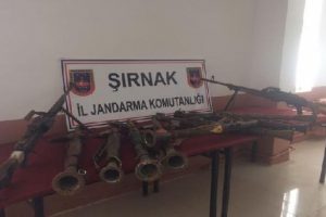 Şırnak'taki operasyonlarda PKK'ya ait silah ve m&uuml;himmat ele ge&ccedil;irildi