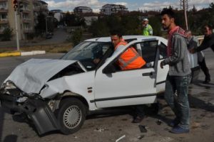 Kırıkkale'de trafik kazası: 5 yaralı