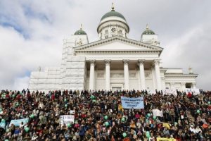 Finlandiya'da binler ırk&ccedil;ılığa 'Yeter artık' dedi