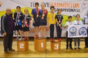 13 Yaş Altı Badminton T&uuml;rkiye Şampiyonası sona erdi