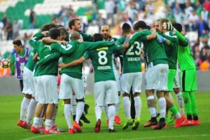Bursaspor'da ikincilik sevinci