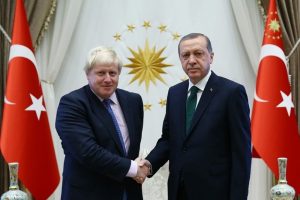 Erdoğan Johnson'ı kabul etti