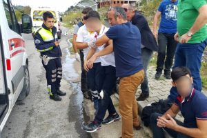 3 liselinin motosiklet gezisi k&ouml;t&uuml; bitti