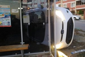 Bursa'da faciaya kıl payı!