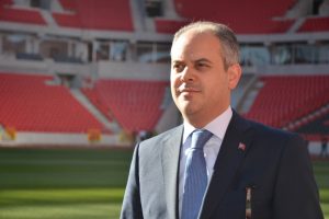 Eskişehirspor'un yeni stadını ve yurtları gezdi