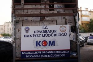 Diyarbakır'da ka&ccedil;ak&ccedil;ılara 1.5 milyonluk darbe