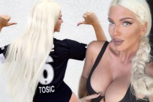Jelena Karleusa'nın &ccedil;izmesi olay oldu!