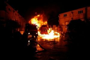 Gaziantep'te fabrika yangın: Yaralılar var