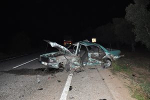 Bursa'da feci kaza: 1 &ouml;l&uuml;, 2 yaralı