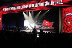 "15 Temmuz kahramanları" t&uuml;rk&uuml;lerle anıldı