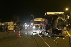 Ankara'da zincirleme trafik kazası: 25 yaralı