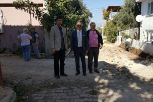 Bursa Kurşunlu sokaklarına parke taşı d&ouml;şeniyor