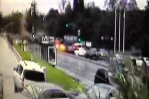 Maslak'ta 1 kişinin &ouml;ld&uuml;ğ&uuml; beton mikseri kazası kameraya yansıdı