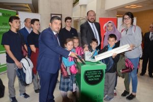 Bursa'da en &ccedil;ok atık toplayan okullara &ouml;d&uuml;l