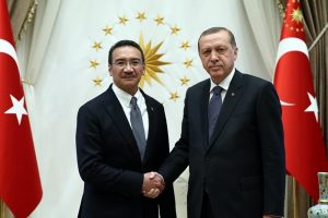 Erdoğan Malezya Savunma Bakanını kabul etti