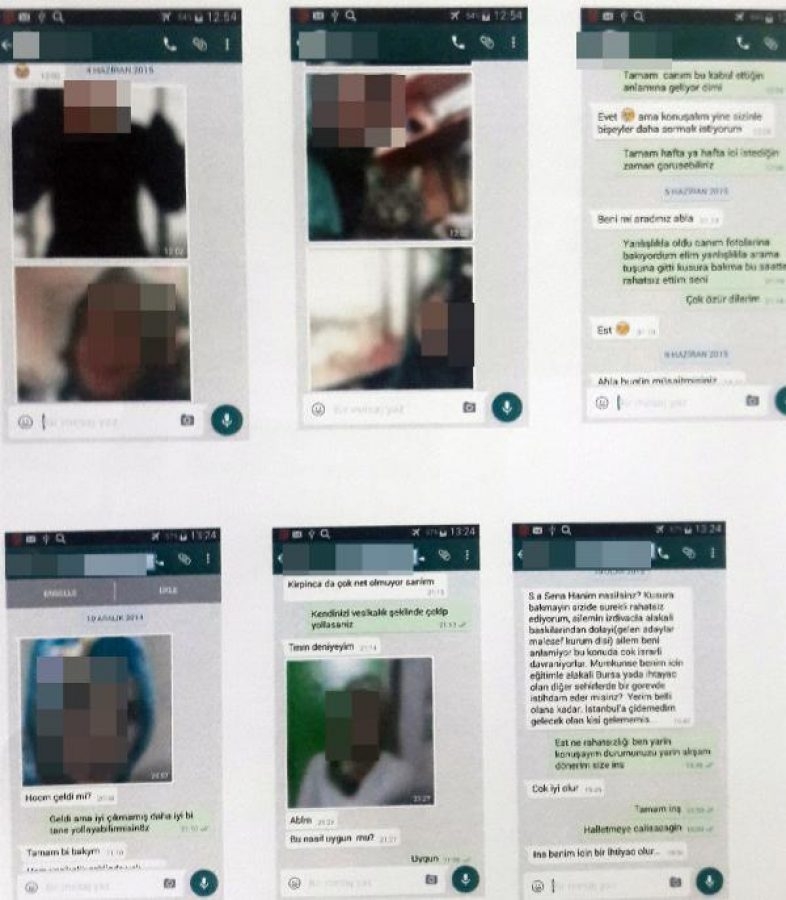 Bursa'da FET&Ouml;'c&uuml; ablanın whatsapp yazışmaları ortaya &ccedil;ıktı