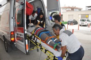 Bursa'da fabrika &ccedil;atısından d&uuml;şen Suriyeli ağır yaralandı