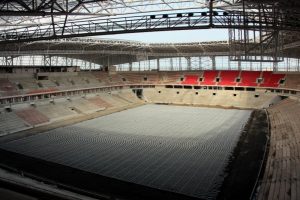 Samsunspor'un yeni stadına 'hibrit &ccedil;im'