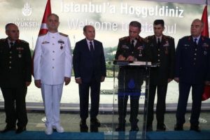 Orgeneral Akar ve kuvvet komutanları İBB'yi ziyaret etti