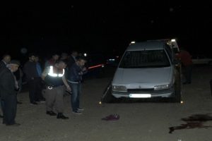 Otomobilin başında korkun&ccedil; &ouml;l&uuml;m
