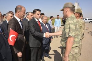 Şanlıurfa'da saldırıya uğrayan karakola ziyaret
