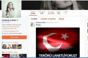 Lindsey Lohan'dan T&uuml;rkiye'ye destek