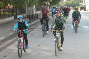 Bursa'da artrit hastalığı i&ccedil;in pedal &ccedil;evirdiler