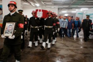 Alaşehir şehidini karşıladı