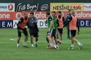 Beşiktaş antrenmanında gerginlik!