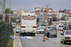 200 metre i&ccedil;in canından oldu