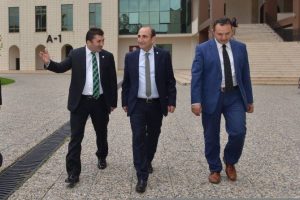 Başkan Edebali Bursa Teknik &Uuml;niversitesi'ne devredilen yerleşkeyi gezdi