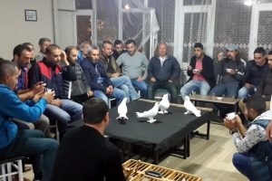 Bursa'da g&uuml;vercinseverler şehitler i&ccedil;in mevlit okuttu
