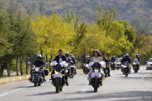 Bu da gelin motosikleti
