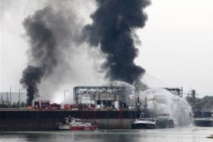 BASF fabrikasında patlama meydana geldi