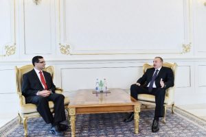 Aliyev, yeni T&uuml;rk b&uuml;y&uuml;kel&ccedil;inin g&uuml;ven mektubunu kabul etti