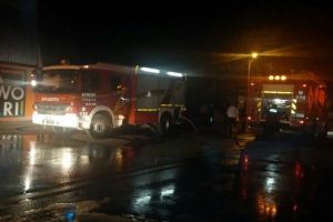 Başkent'te korkutan iş yeri yangını