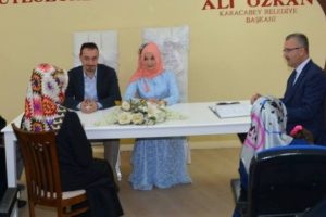 Bursa'da işaret diliyle nikah