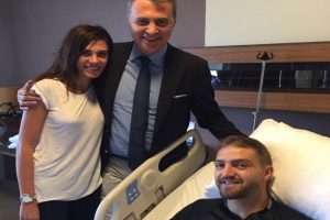 Fikret Orman Caner Erkin'i ziyaret etti