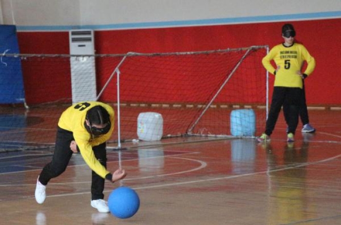 G&ouml;rme Engelliler Goalball 1'inci Lig m&uuml;sabakaları başladı