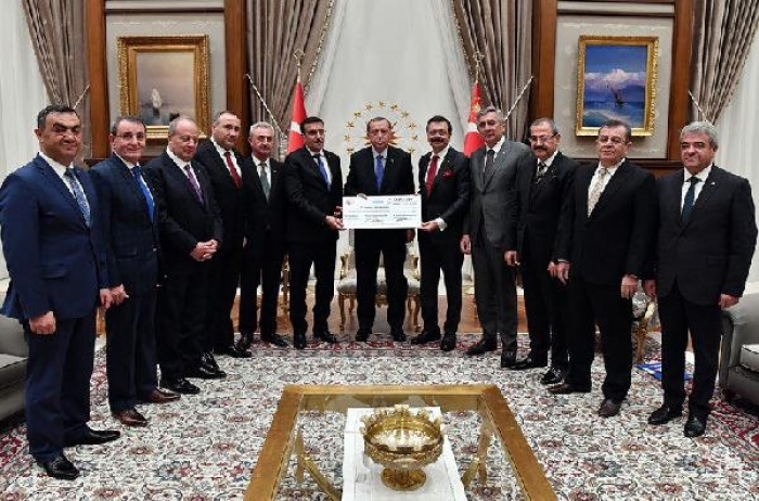 Cumhurbaşkanı Erdoğan TOBB heyetini ağırladı
